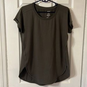 Womens Sonoma Olive Green Tunic, Size Small
